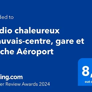 Chaleureux Beauvais-centre, Gare Et Proche Aéroport Apartamento Beauvais